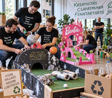 Minigolf pályaépítés – kreatív csapatépítés, ahol a játékot is a csapat alkotja meg